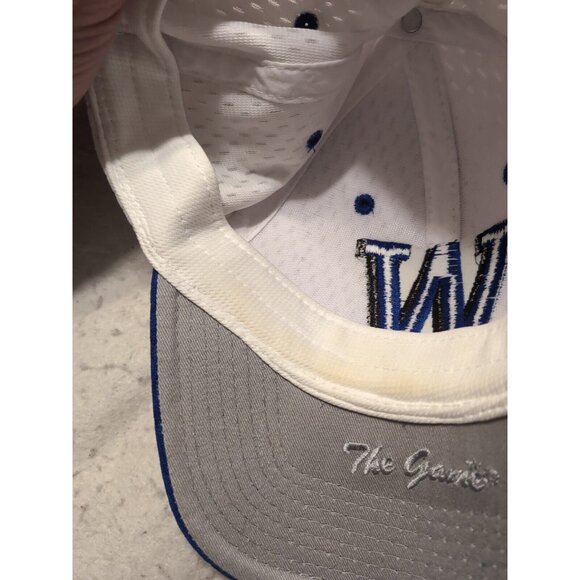 Weber State Wildcats Blue White Fitted Hat The Game Pro Size 7 3/8 - Picture 8 of 8